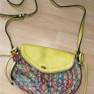 Juicy Couture Yellow and Multicolor Crossbody Bag